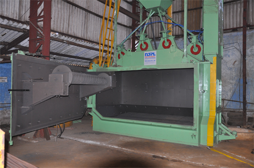 Wire Rod Shot Blasting Machines Off Line Double Door